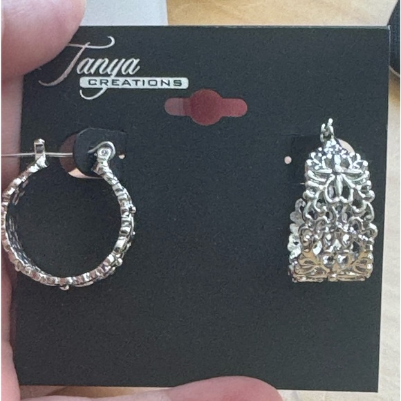 High-End Department Store Designer One of Kind Statement Earrings - Picture 7 of 9